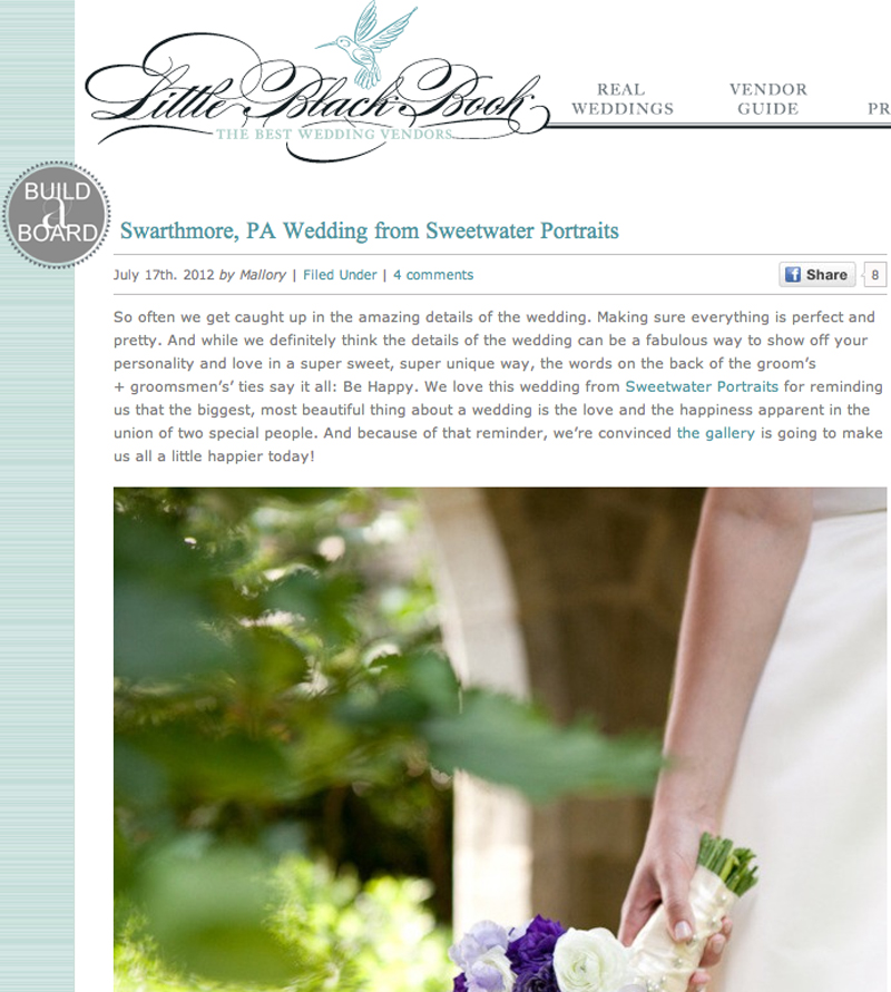 Swarthmore Pennsylvania Wedding Photography by Sweetwater Portraits