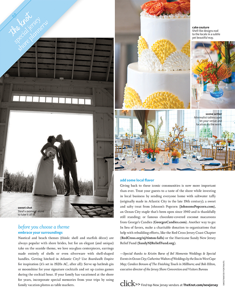 The Knot features sweetwater portraits