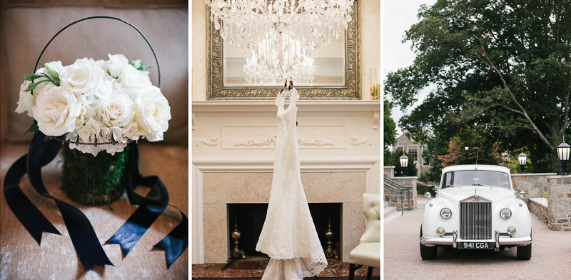 Details of this British inspired wedding at the classic Appleford Estate in Villanova, PA.