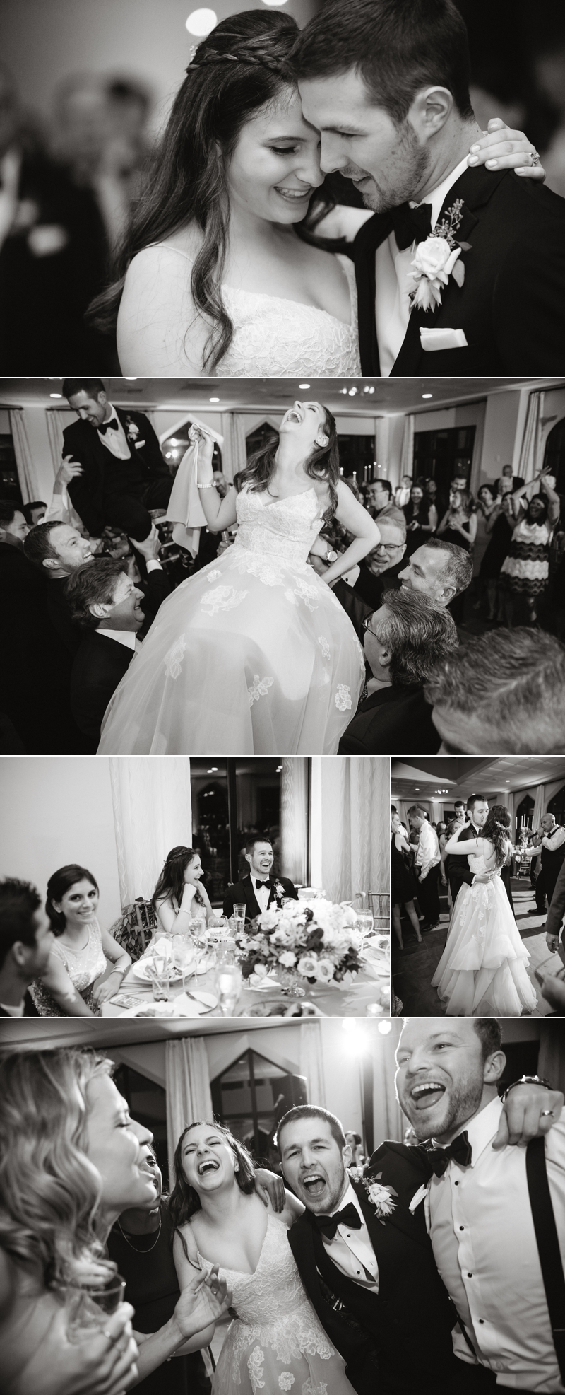 A fun and off-beat wedding reception was held inside of the classic Aldie Mansion.