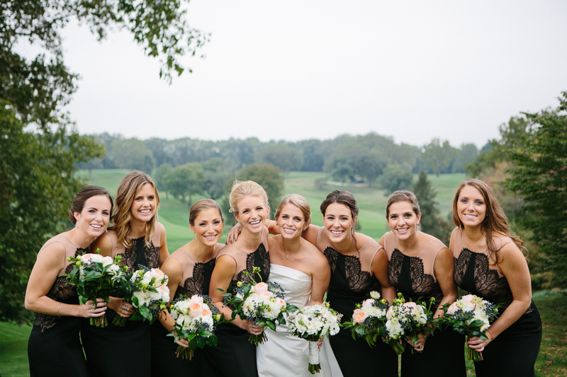 wedding photos of bridesmaid in gorgeous park philadelphia