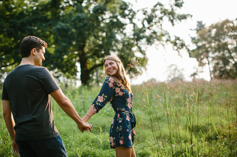 Valley Forge Engagement Session outdoor meadow