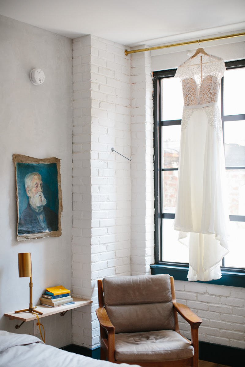 Unique and modern bridal suite at Lokal hotel in Old City.