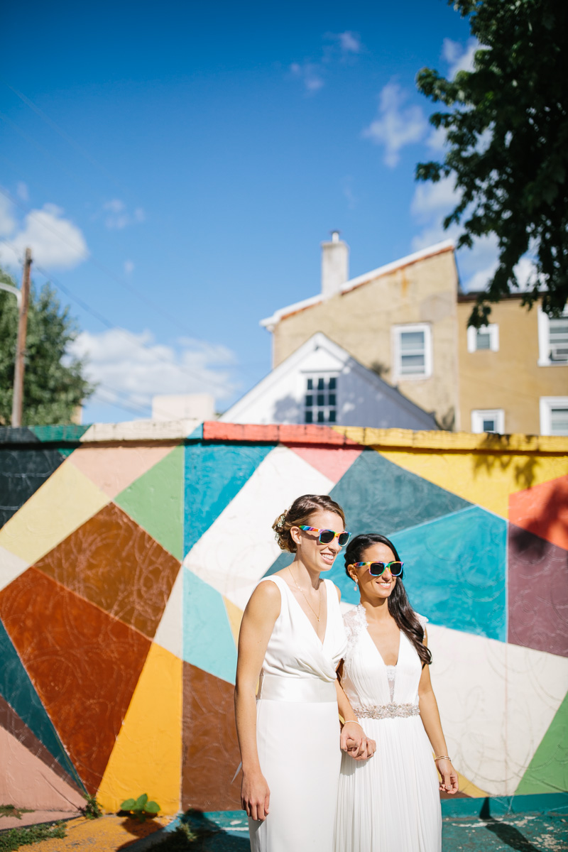 Cool Kensington murals for wedding photos 