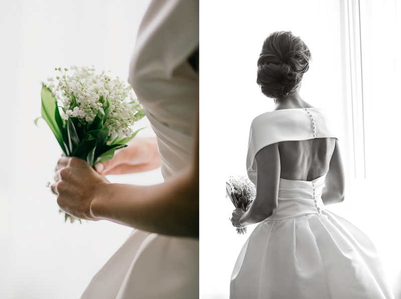 Bride Elegant Wedding Dress Detail