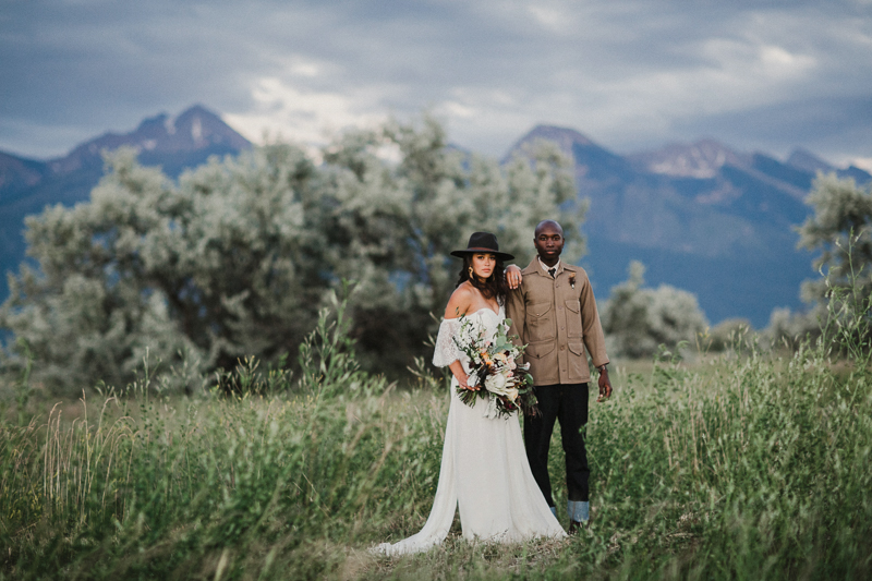 Montana Mountain Range Wedding