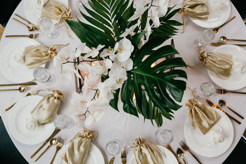 tropical wedding details photography