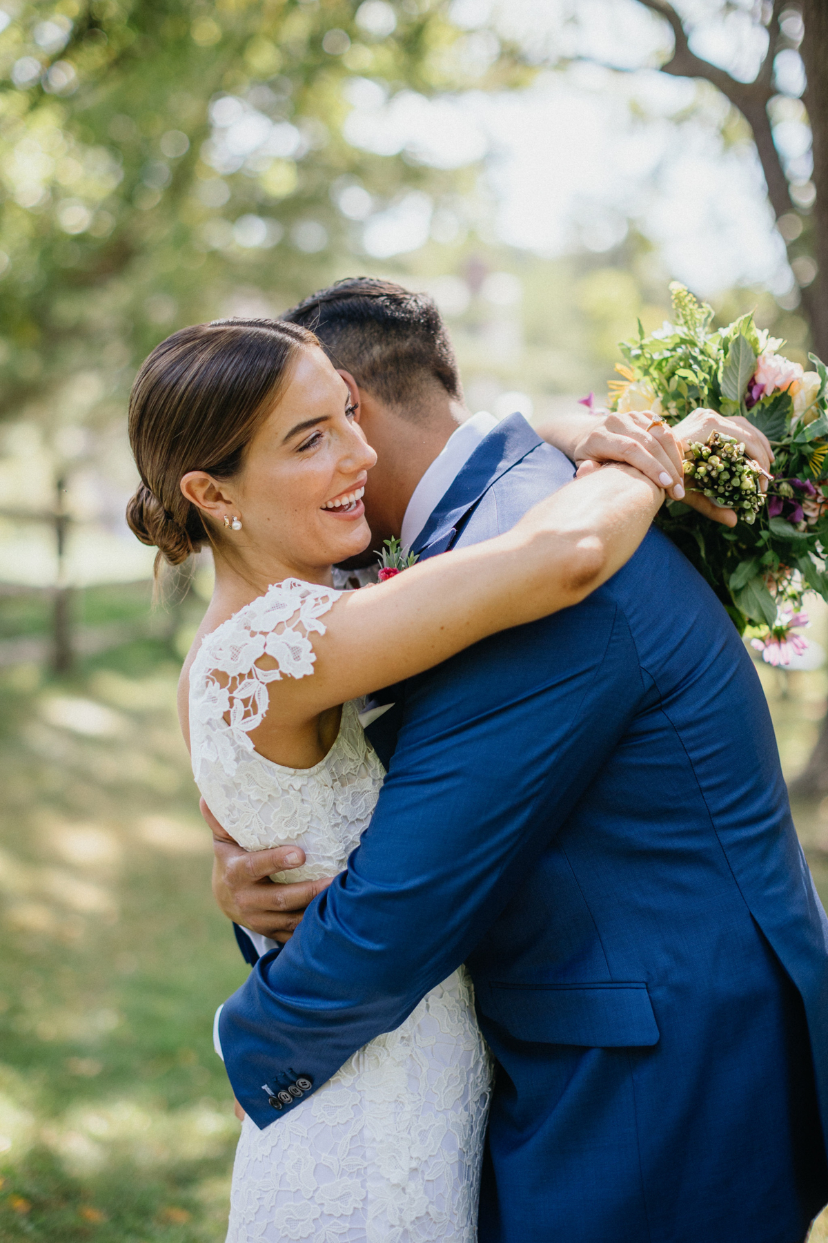 Wedding day portraits taken at John James Audubon Center near Philadelphia. PA.