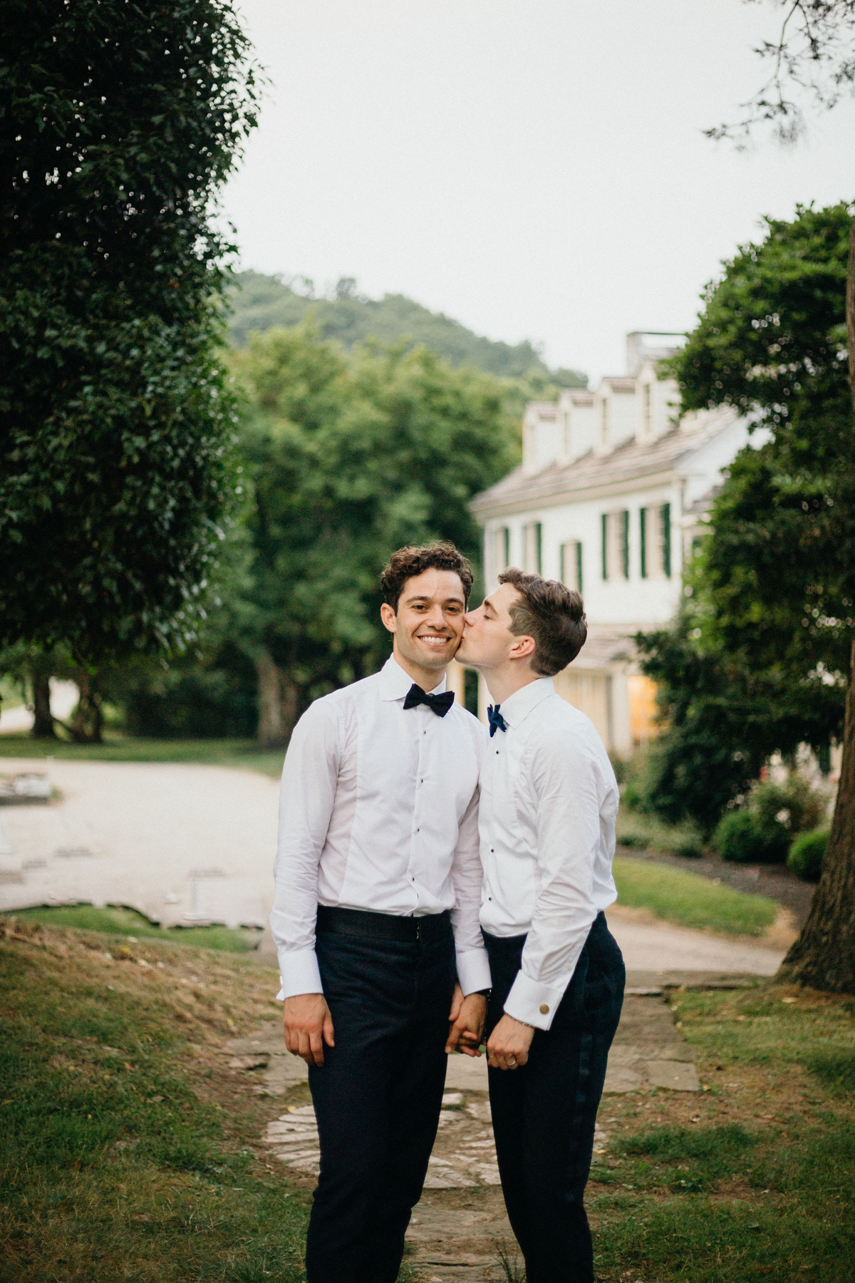 Philander Chase Knox Estate same sex wedding portraits.