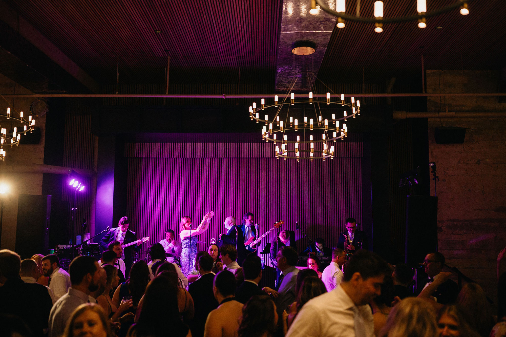 Wedding reception space in downtown Philadelphia.