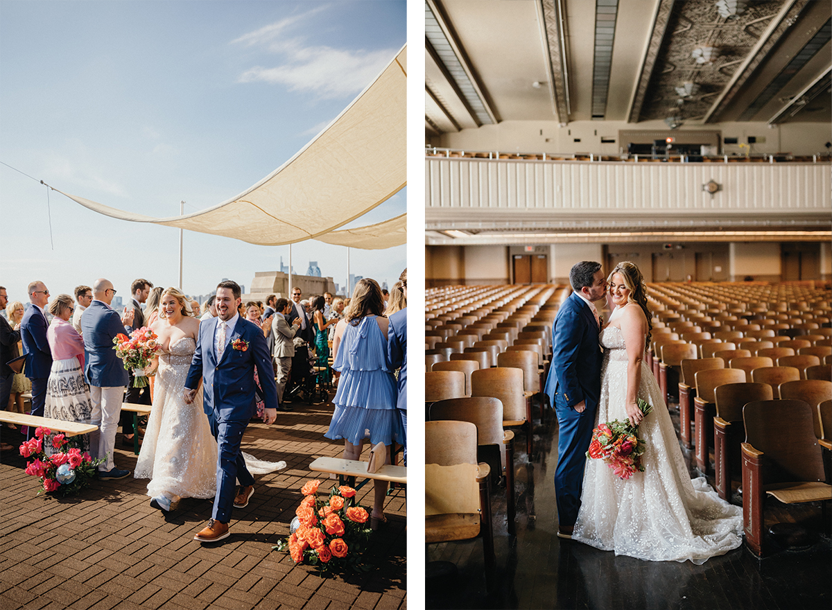 Rooftop ceremonies make BOK one of the most unique wedding venues in Philadelphia, PA.