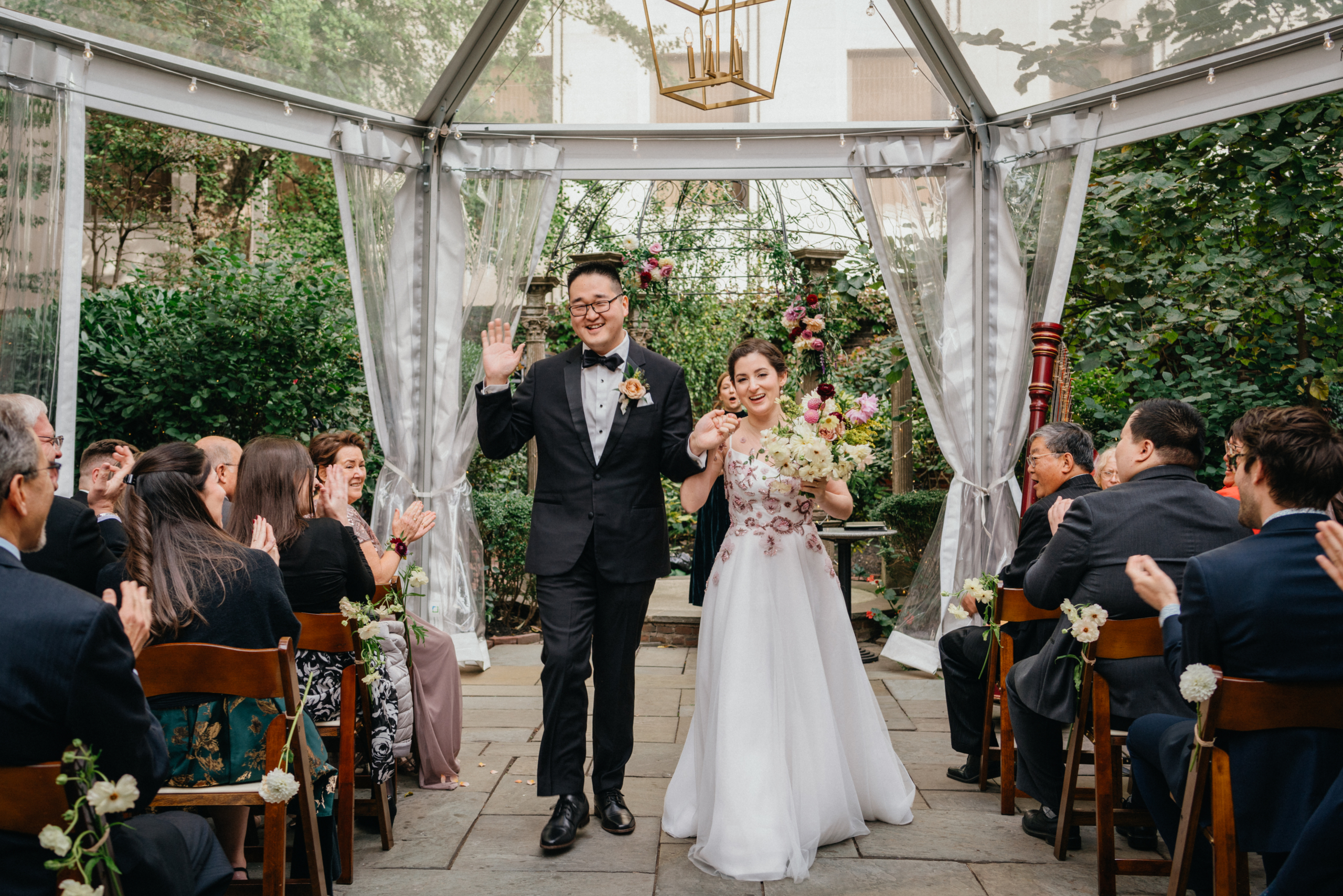 Old City Philadelphia wedding ceremony. 