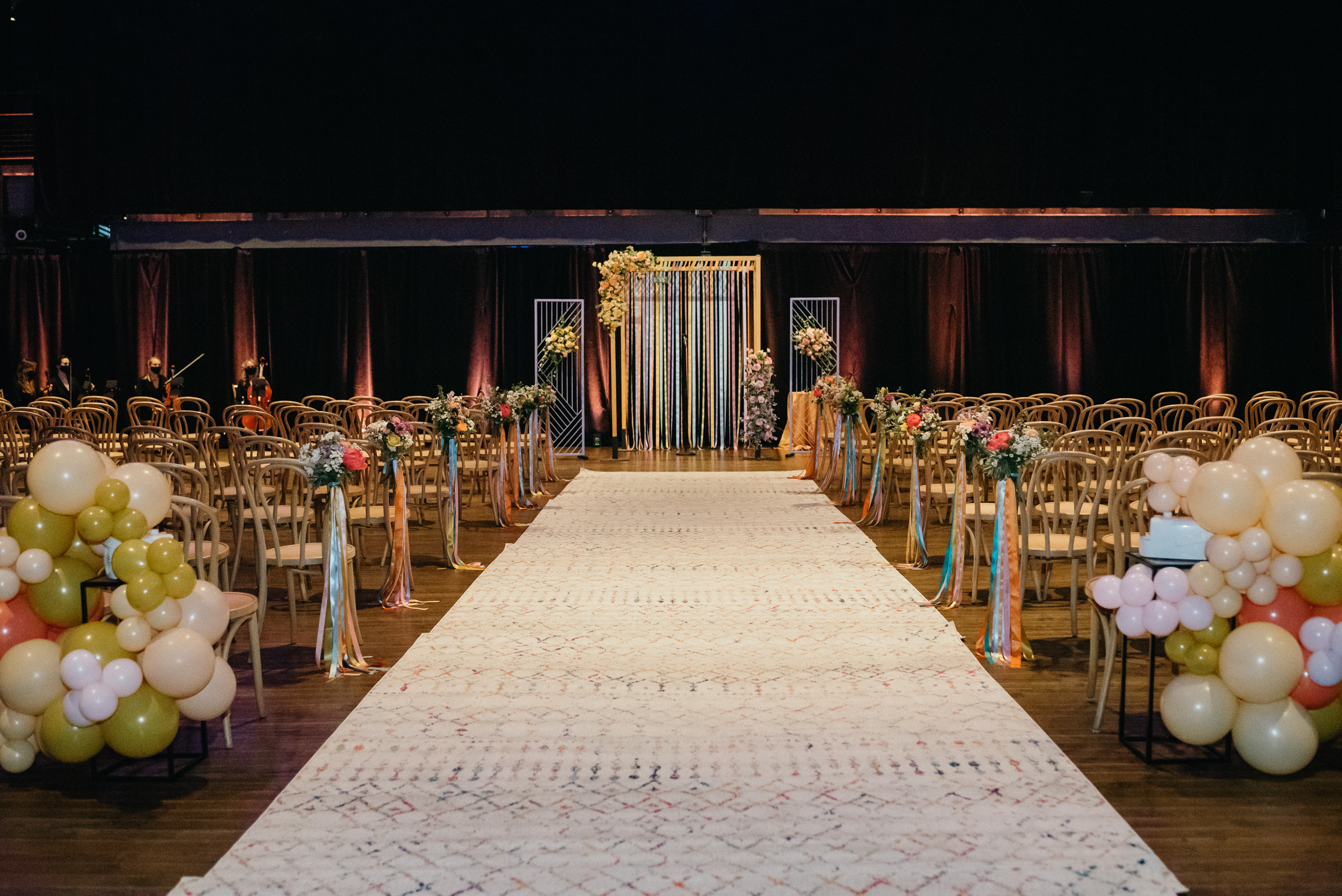 Your wedding ceremony and reception can take place in the concert hall of The Fillmore in Philly. 