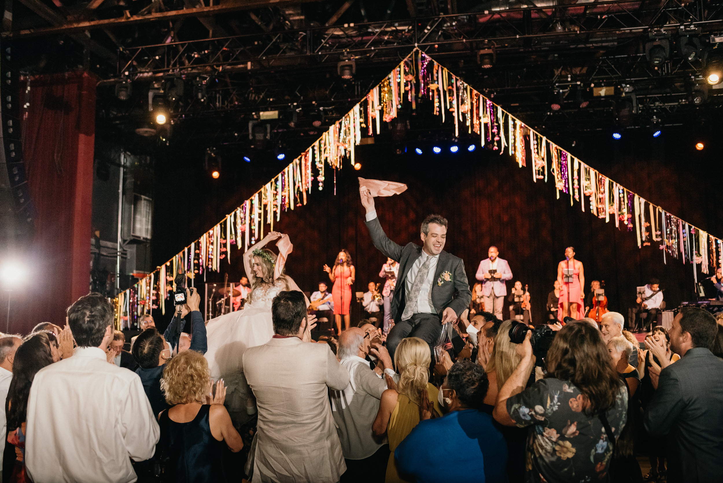 The Fillmore in Fishtown is a really unique wedding venue because it doubles as a concert venue.