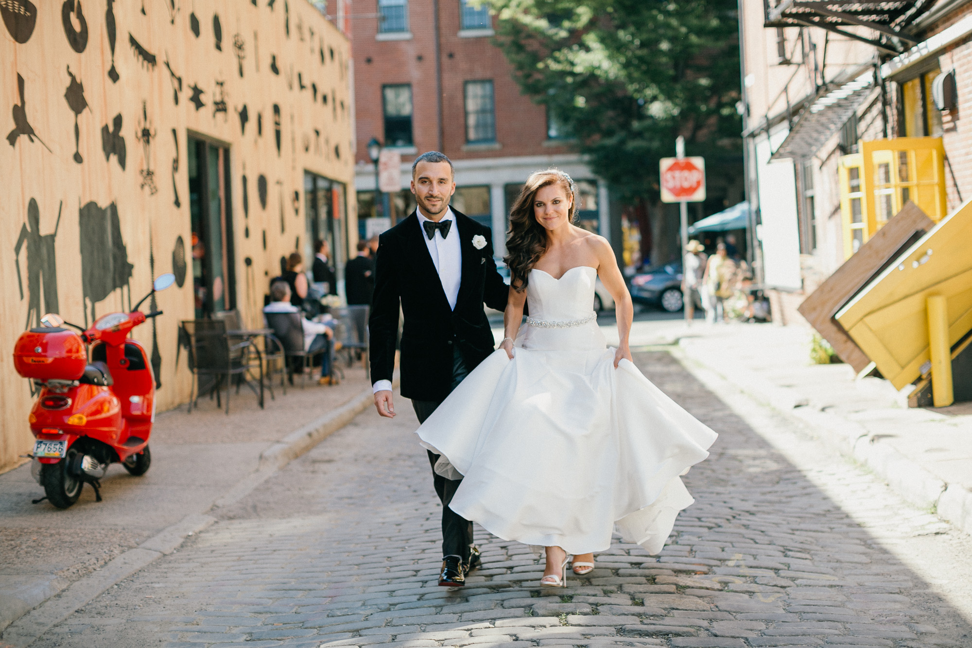 Old City is full of unique wedding venues, including Power Plant Productions. 