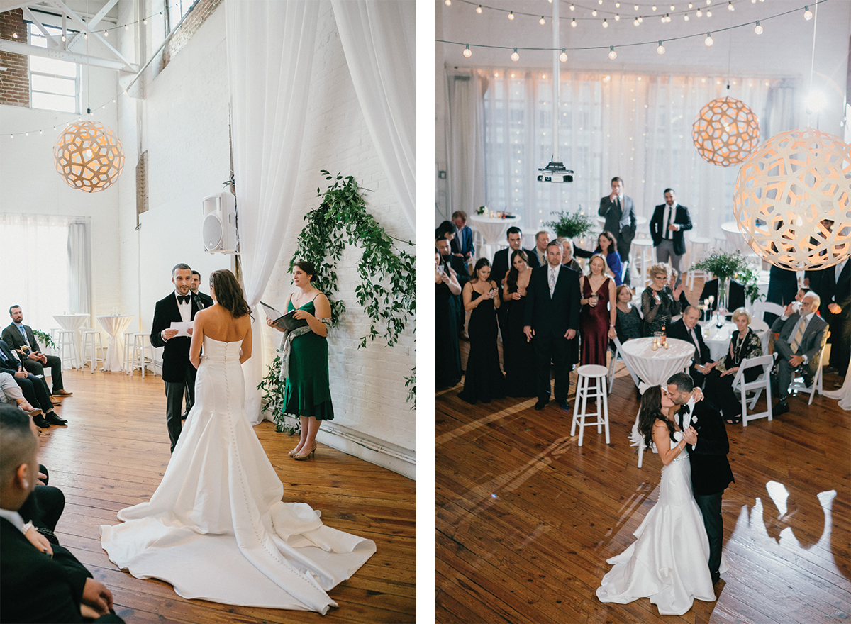 Philadelphia wedding at unique Power Plant Productions. 