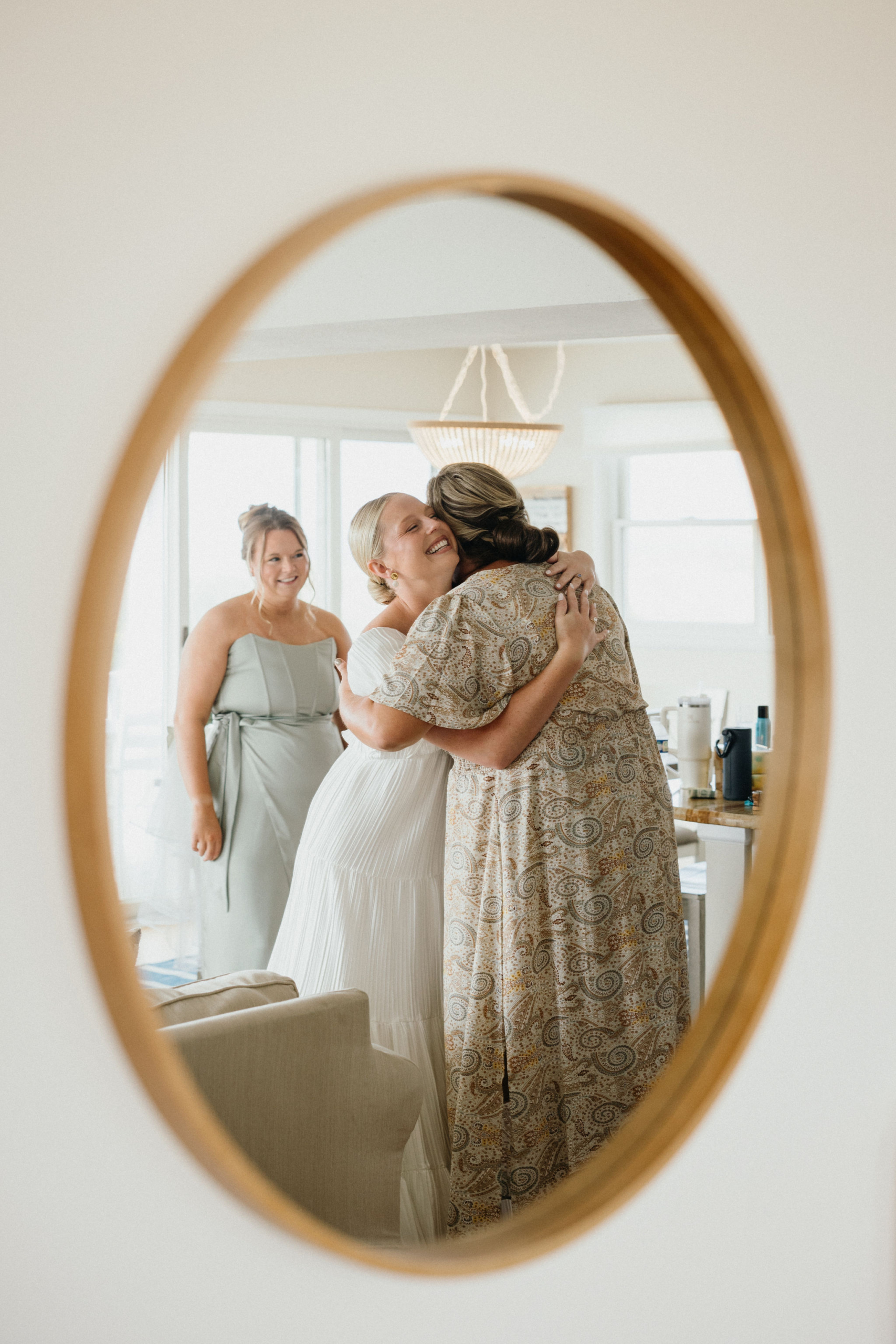 A quiet moment before the wedding day begins.