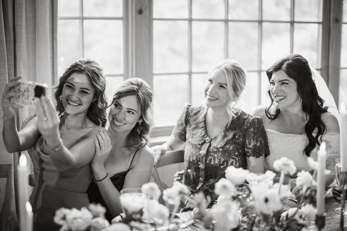 Friends and family gather for a heartfelt toast at Grace Winery.