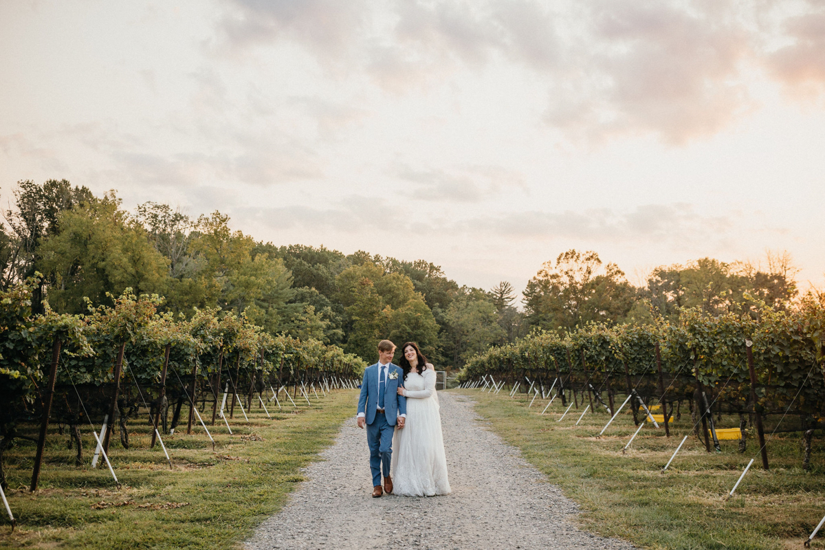 The perfect blend of rustic elegance at Grace Winery, a vineyard wedding venue.