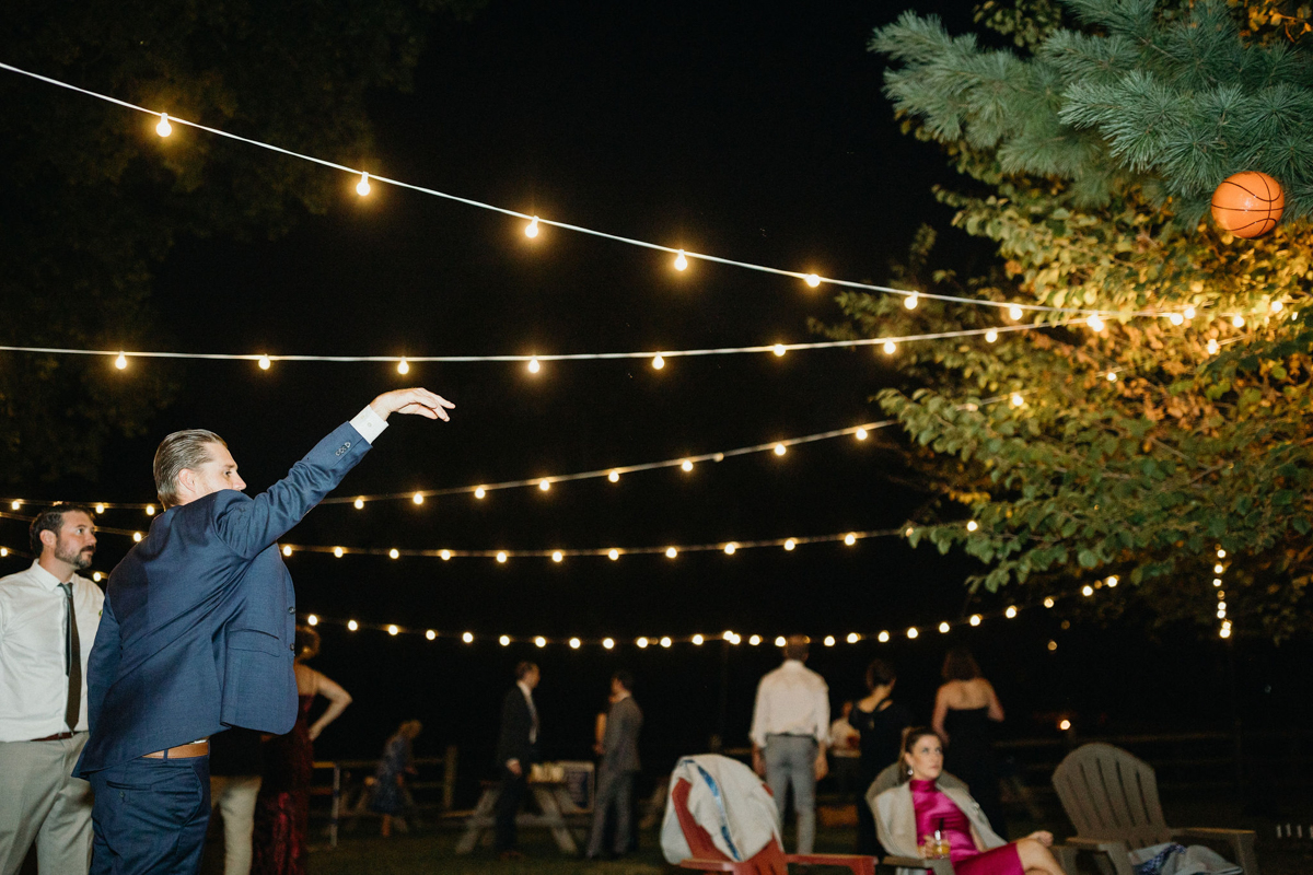 A warm and welcoming wedding reception at Grace Winery with no dance floor—just laughter and great company.