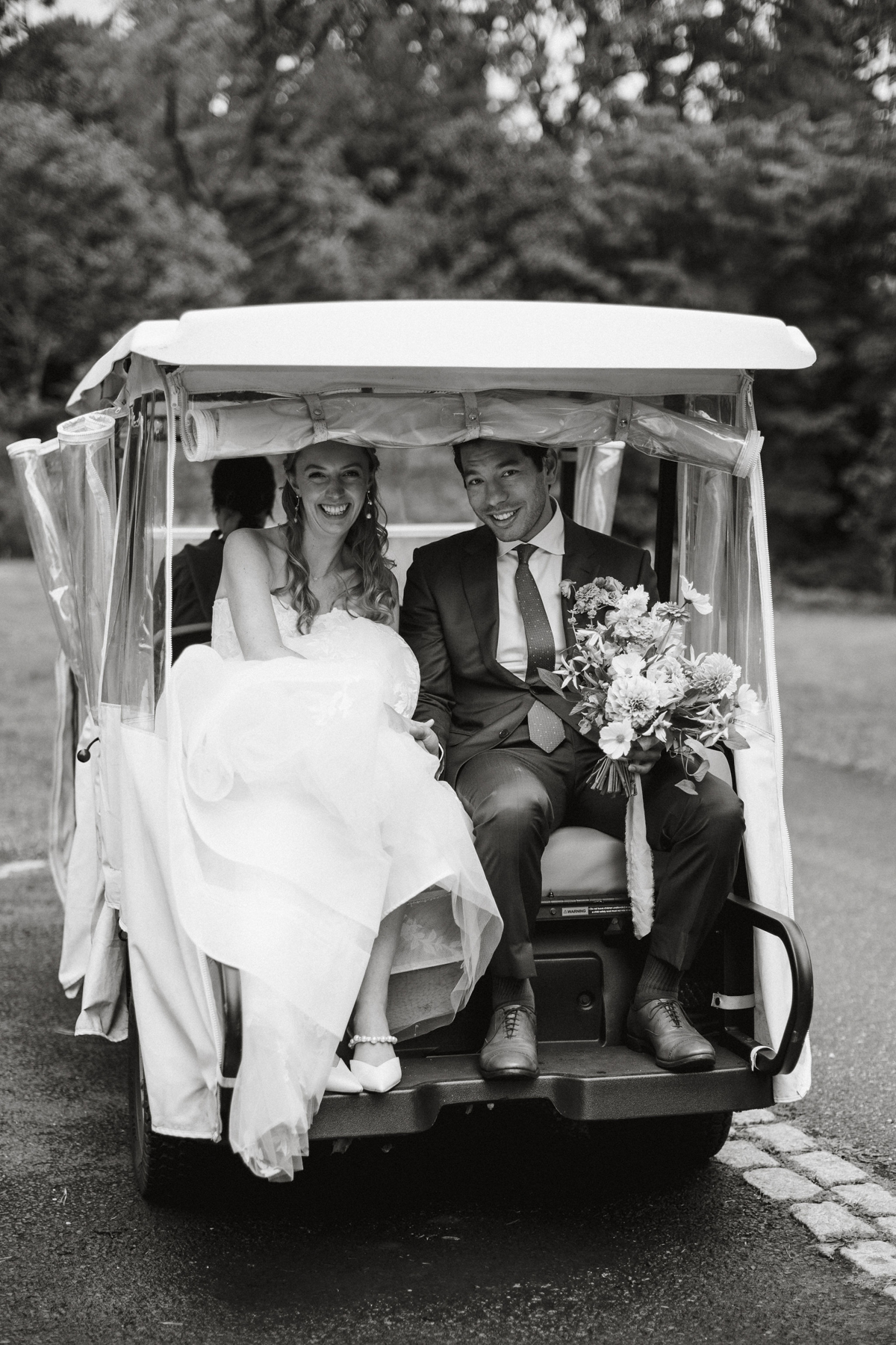 A timeless black-and-white shot by a Philly wedding photographer.