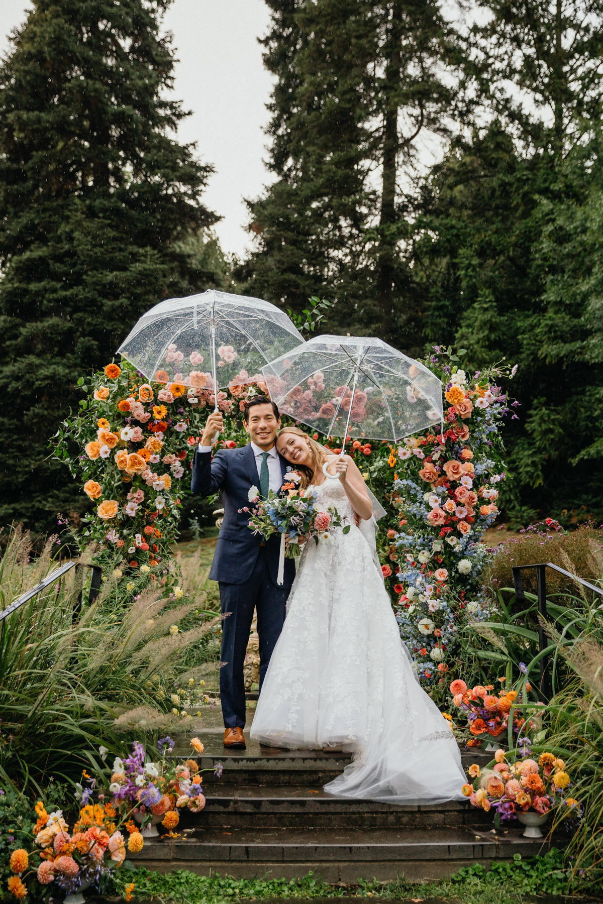 A soft and romantic wedding portrait by a Philly wedding photographer.