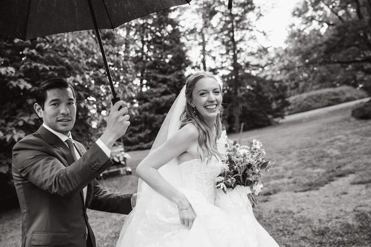 A candid smile caught perfectly by a Philly wedding photographer.