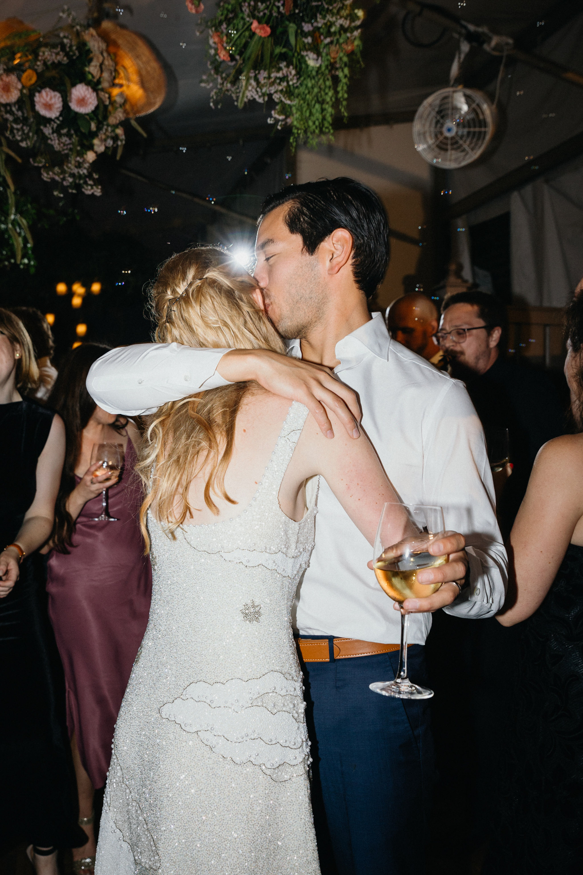 A perfectly timed candid moment by a Philadelphia wedding photographer.