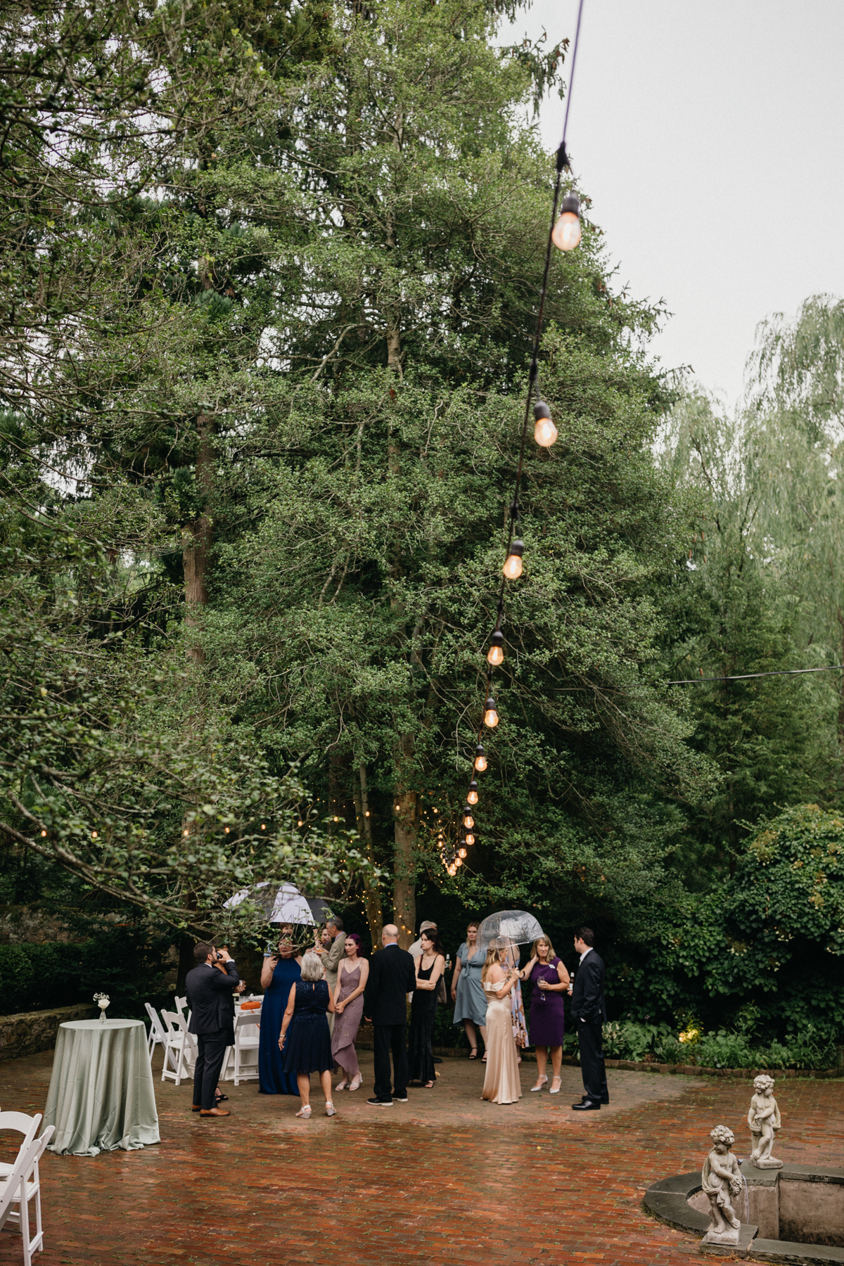 rainy new hope wedding venue