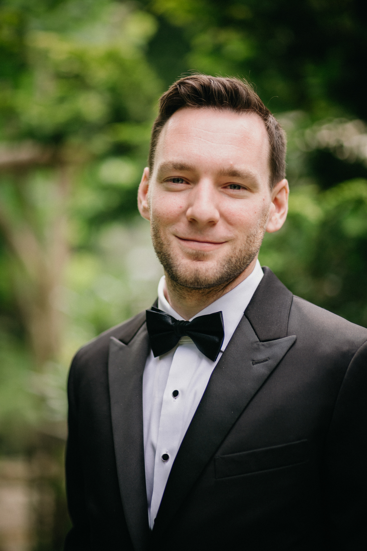 groom before holly hedge estate wedding