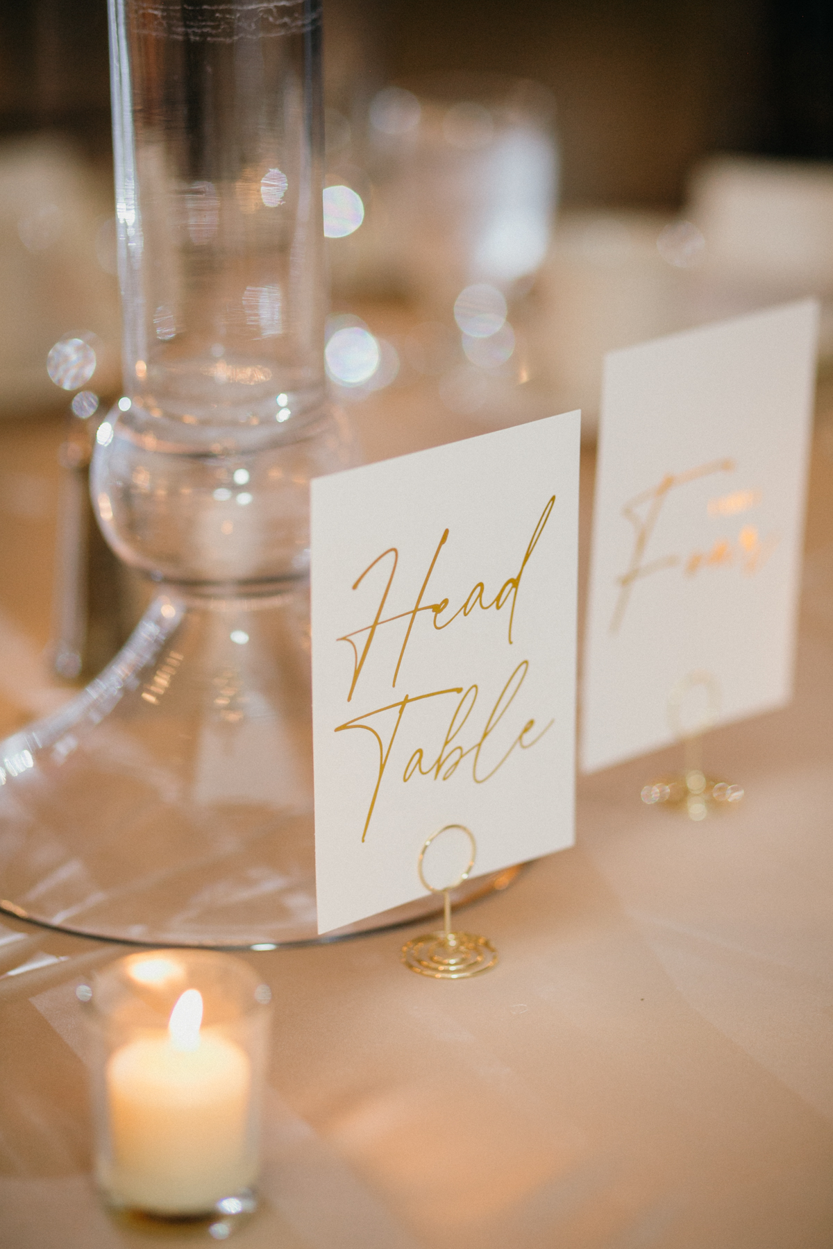 simple reception design at holly hedge estate wedding