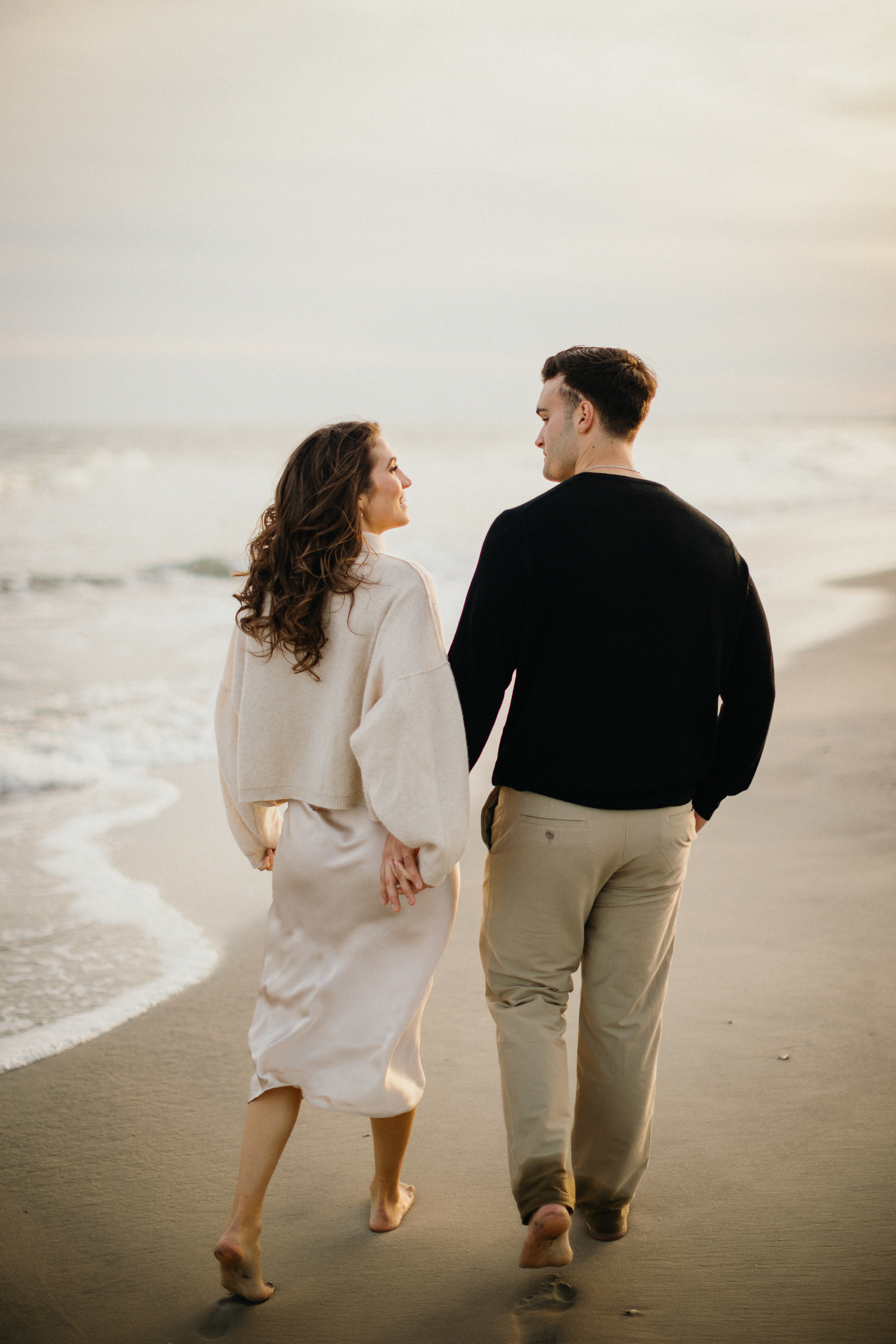 New Jersey wedding photographer OCNJ boardwalk engagement photos