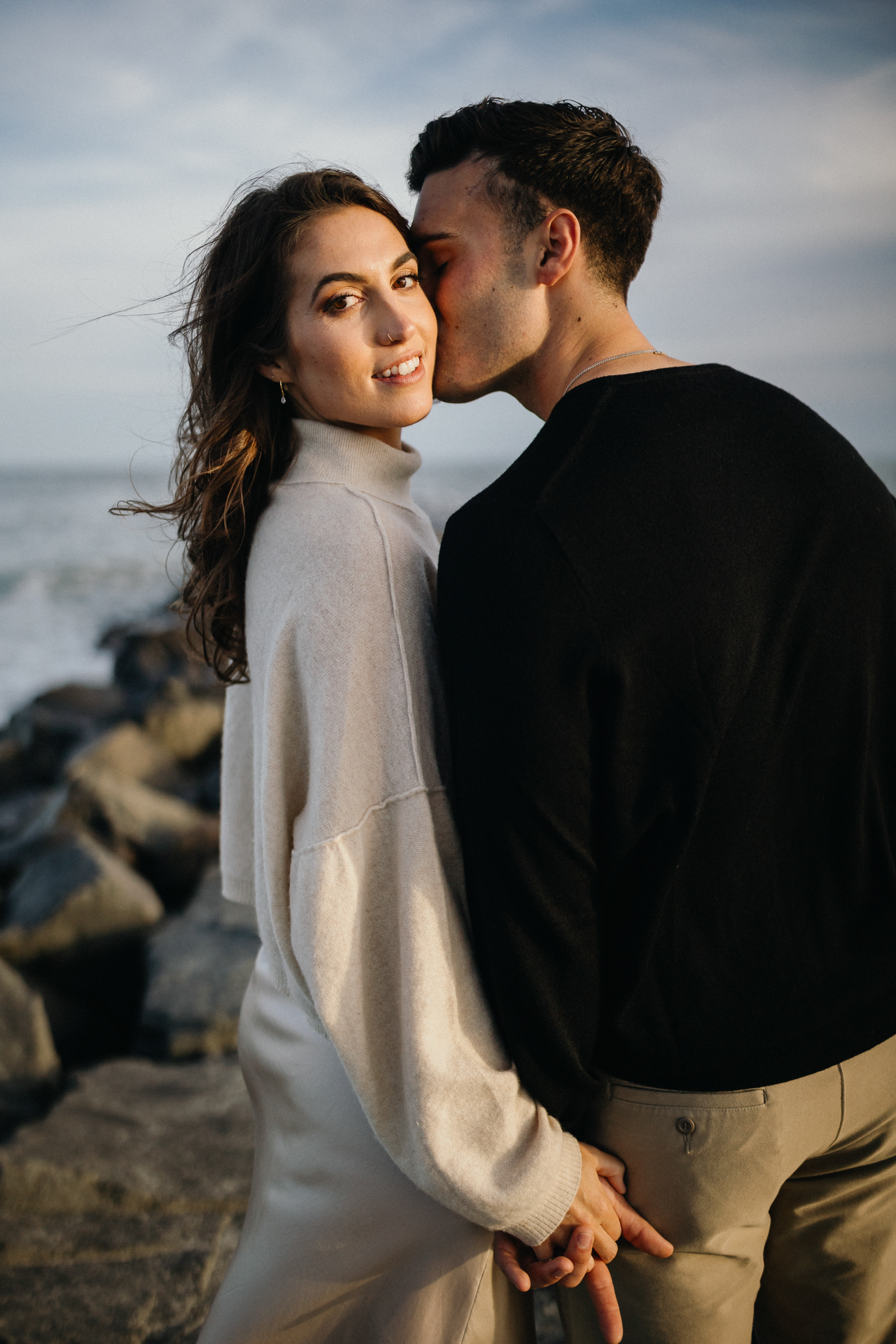 Ocean City NJ engagement session by New Jersey wedding photographer