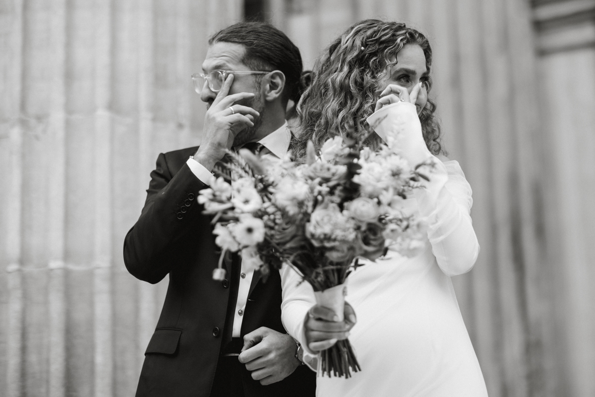 candid and emotional wedding portrait by Philadelphia wedding photographer