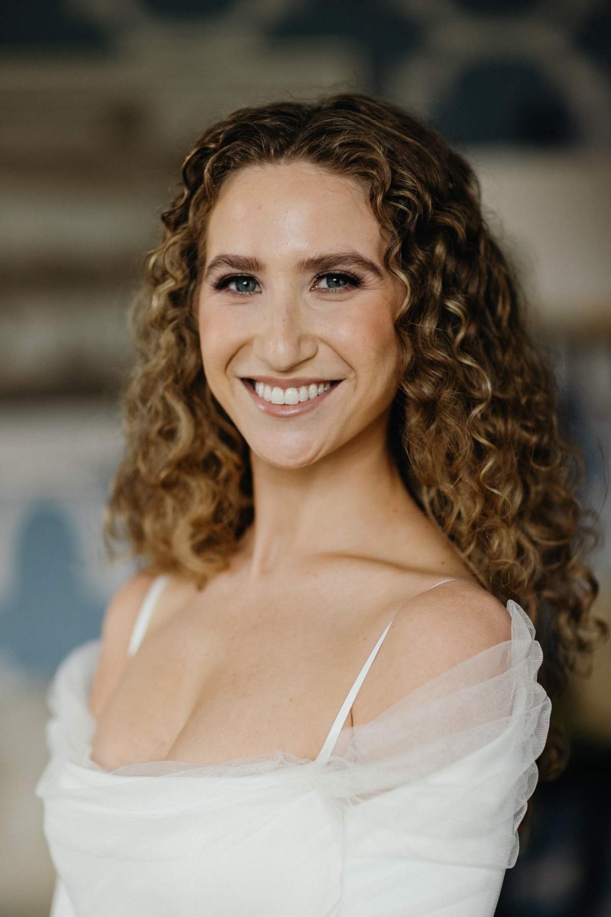 Bride portrait before the first look. – Zahav wedding, Philadelphia wedding.