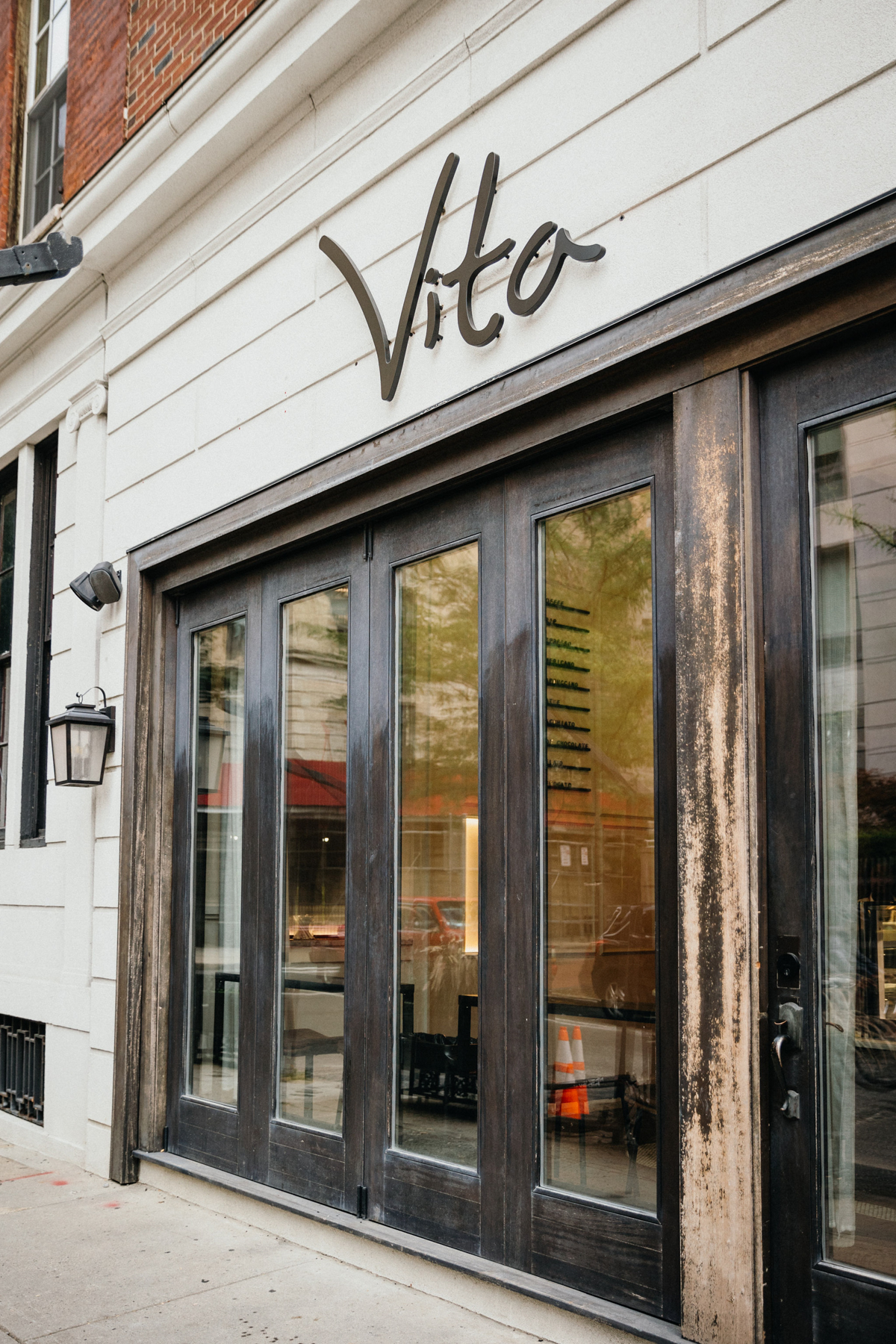 Casual vibes at the wedding welcome party at Vita More Behind the Door