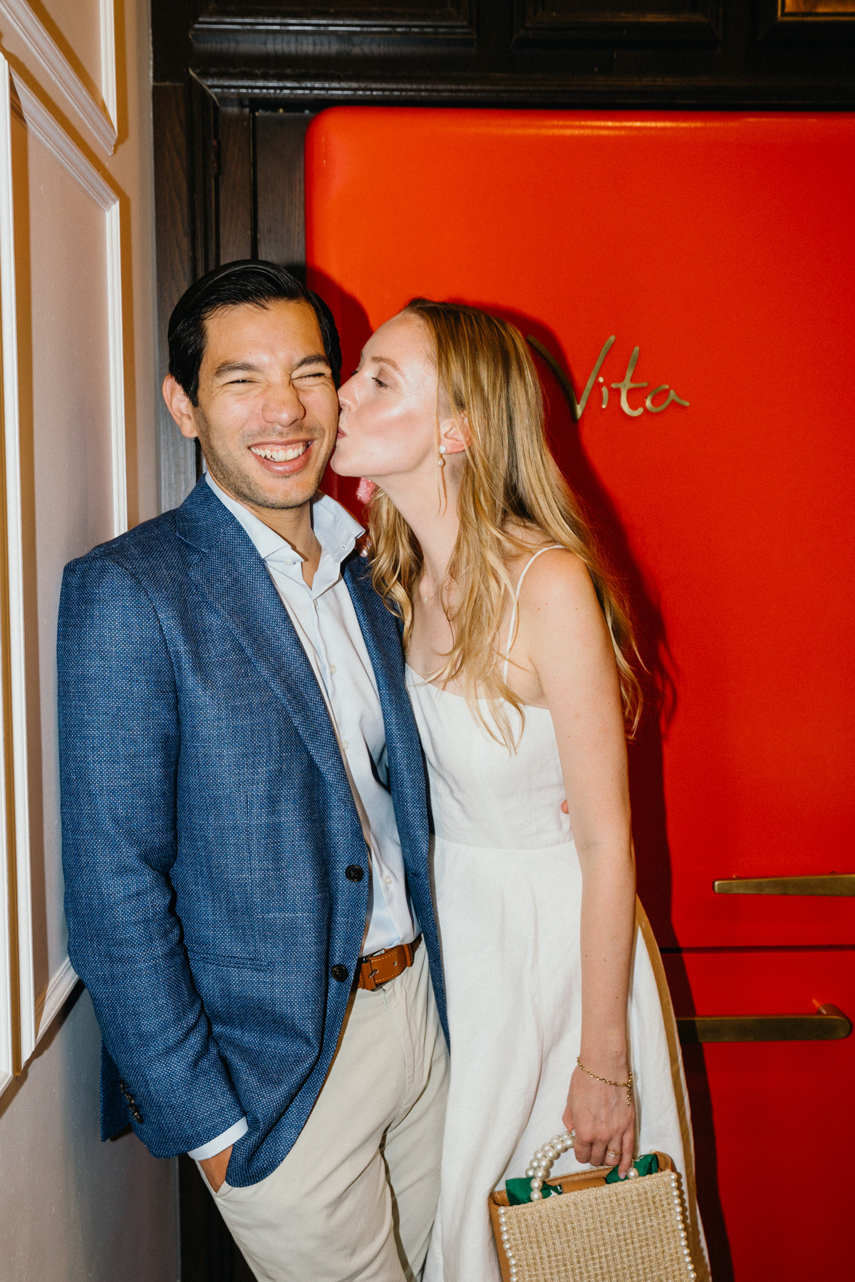 Sweet moment captured at Vita’s speakeasy in Philly