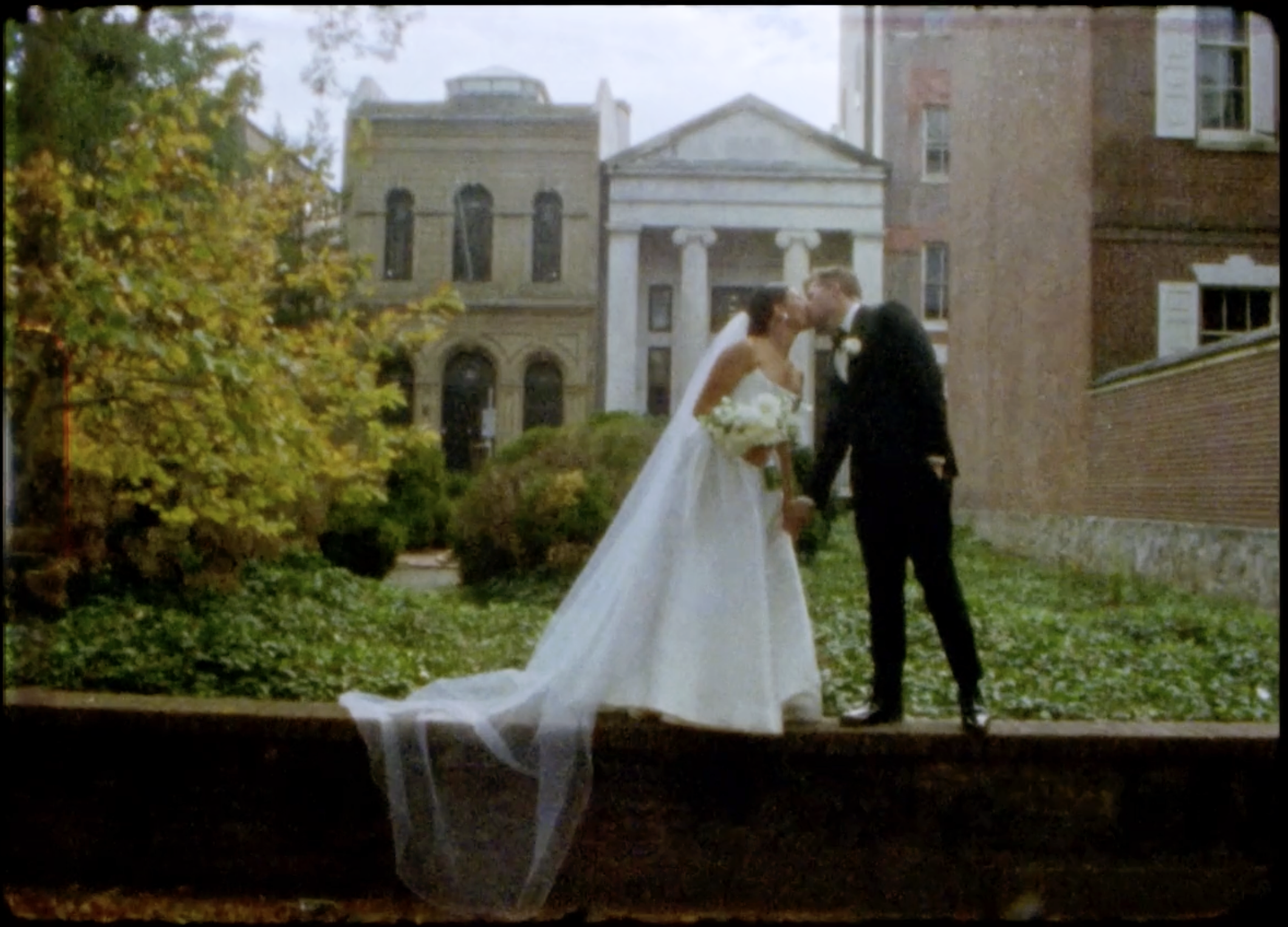 super 8 wedding film still from wedding at the Lucy in Philadelphia