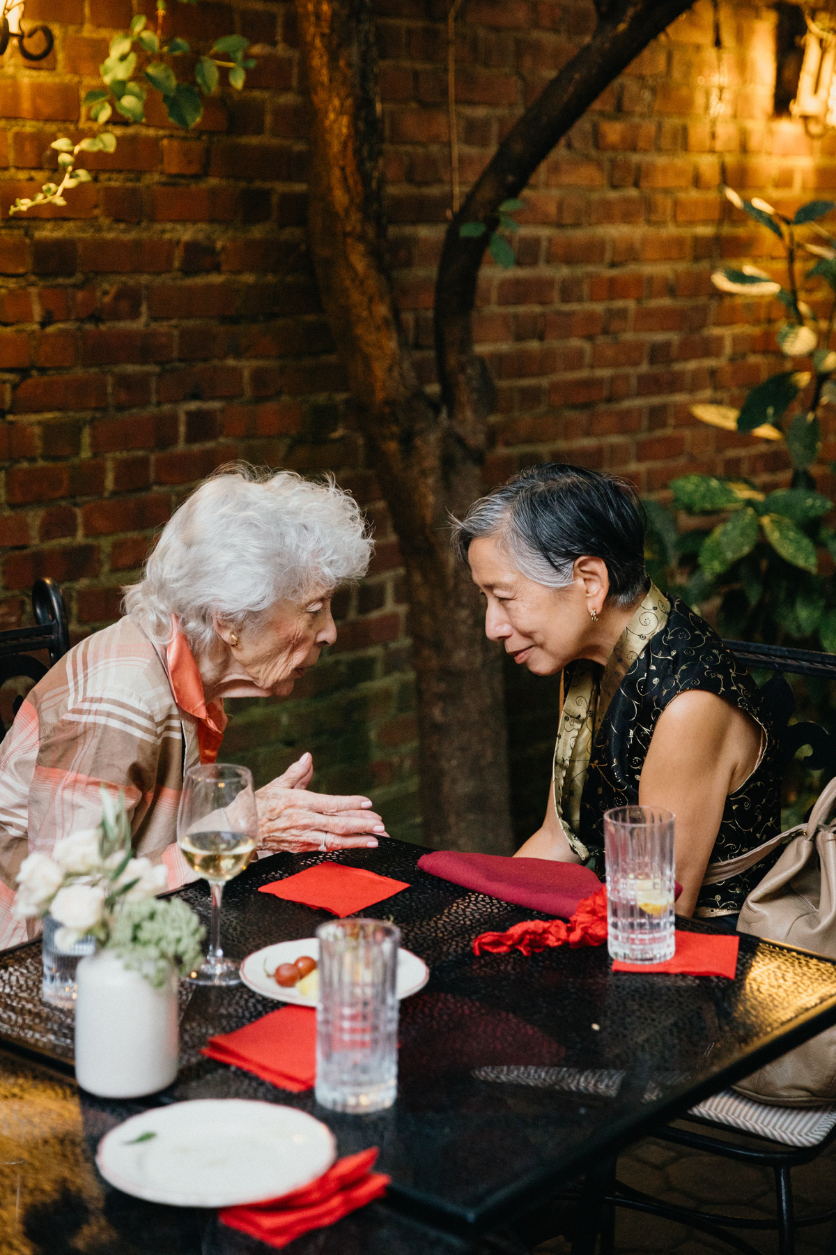 candid welcome party photo captured by philadelphia wedding photographer
