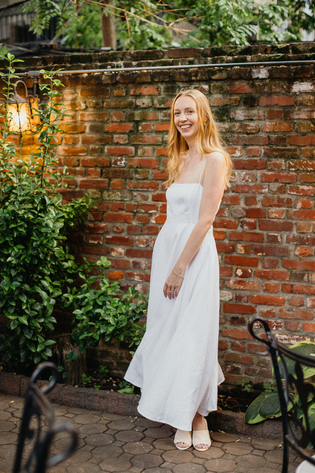 bridal portrait at welcome party at vita in philly 