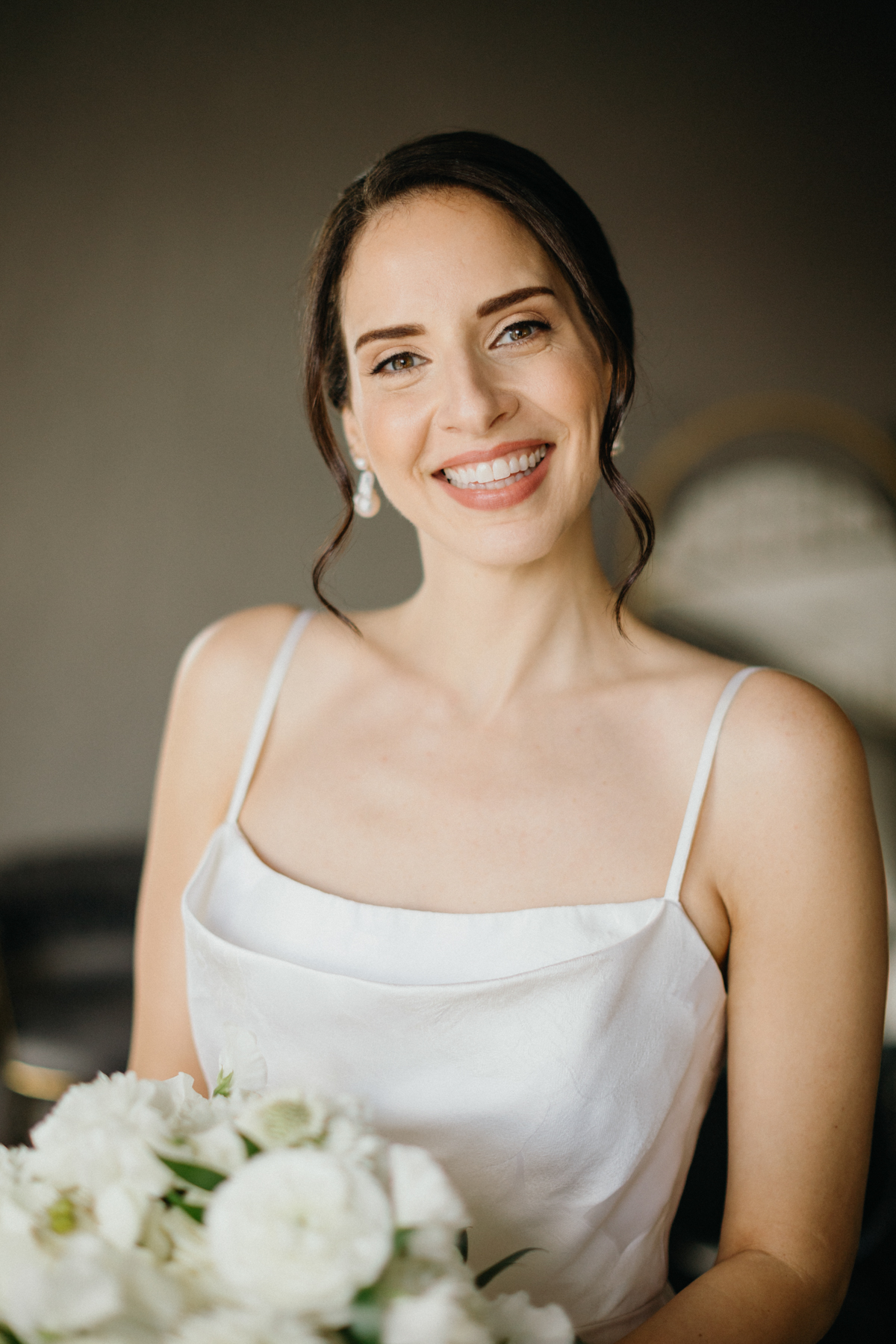 Bride before wedding Horticulture Center