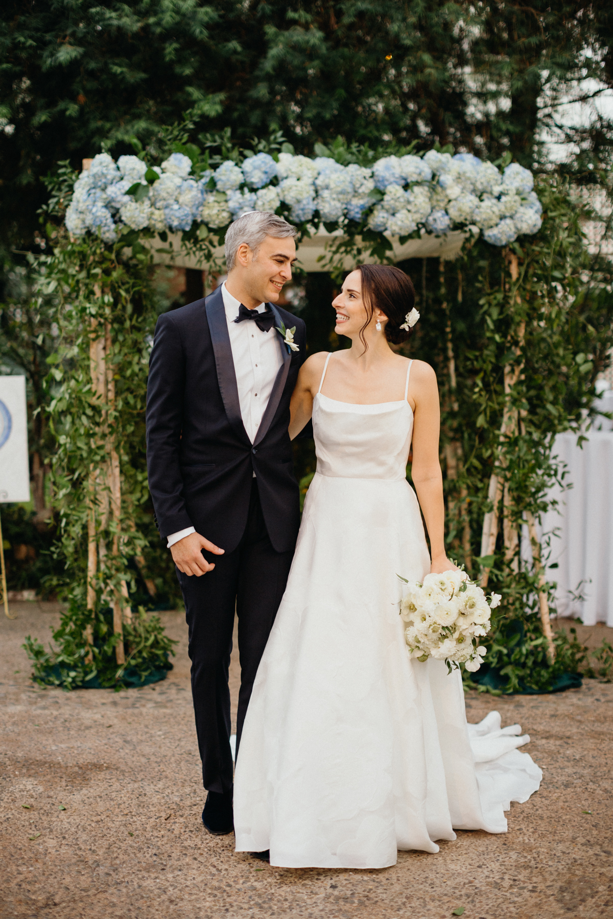 Wedding portrait session at the Horticulture Center in Philadelphia