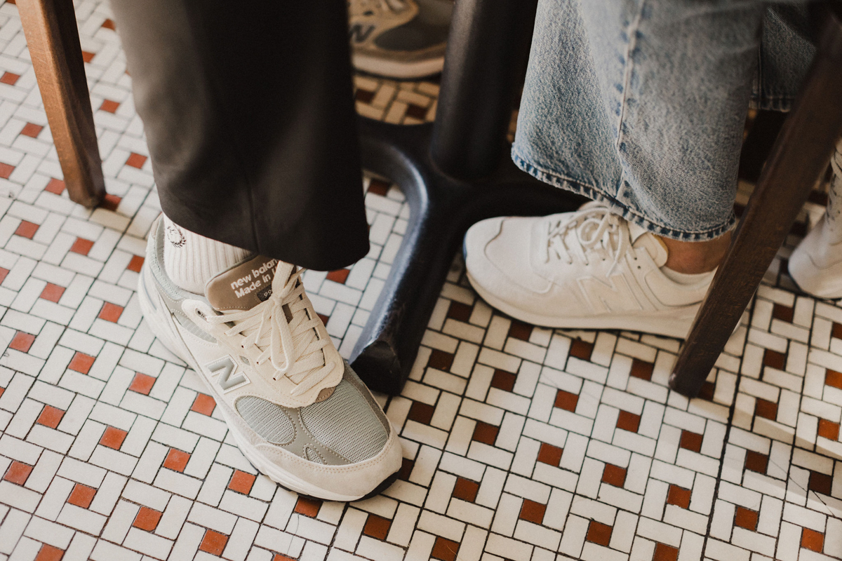 Wedding film photographer in Philadelphia documenting a couple's intimate Brooklyn moments.