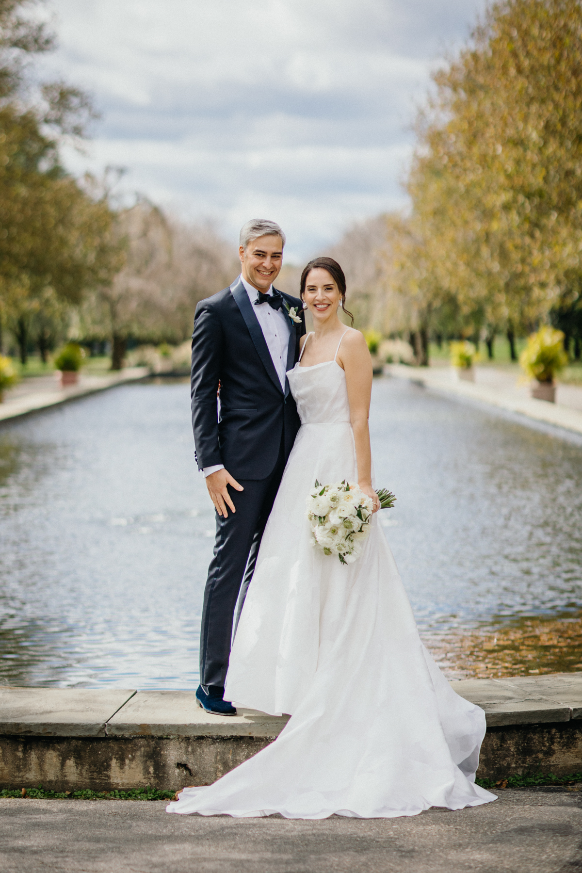 Wedding portrait session at the Horticulture Center in Philadelphia