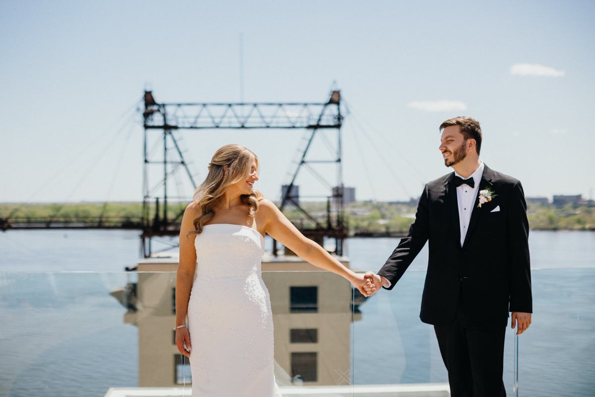 Switch House Hotel Waterfront Philly wedding portraits