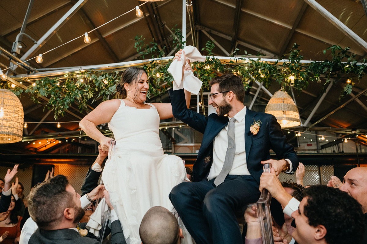 dance floor moments shot by philly wedding videographer