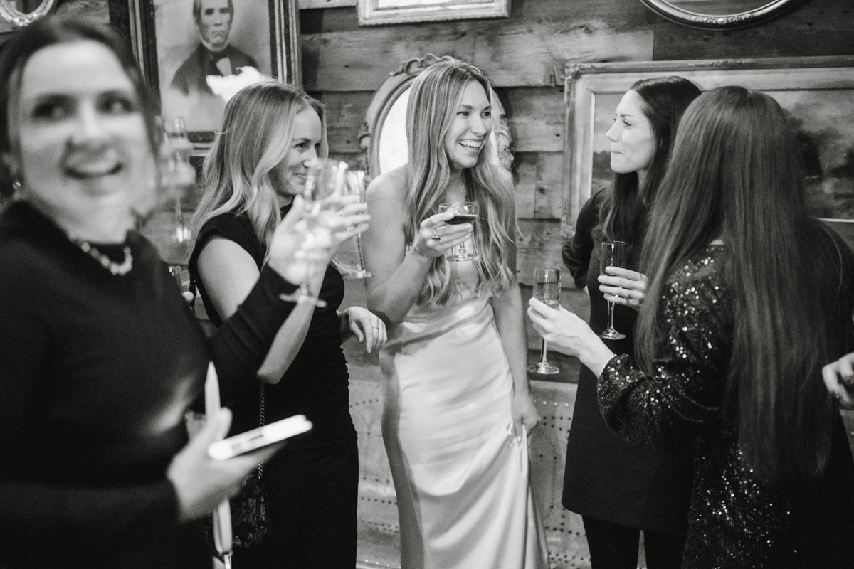 intimate wedding at harp & crown