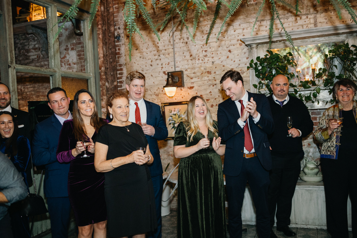 elegant microwedding in philadelphia restaurant