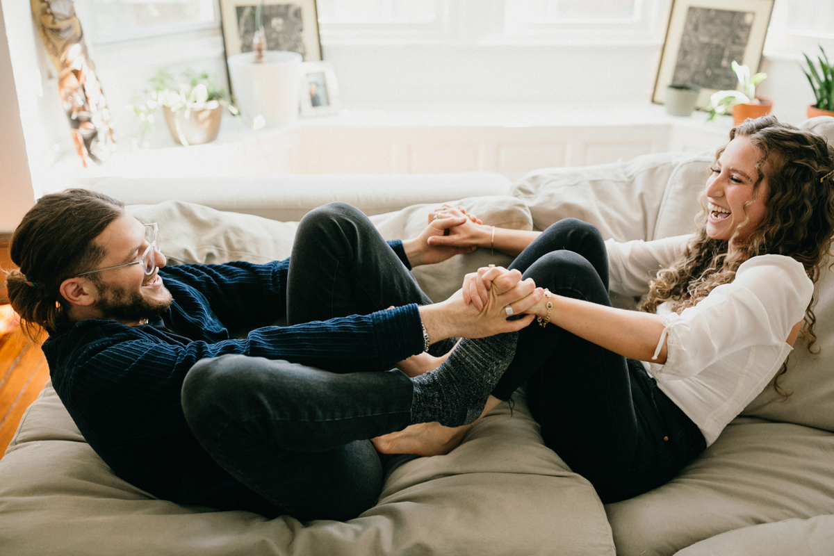 Home engagement photos