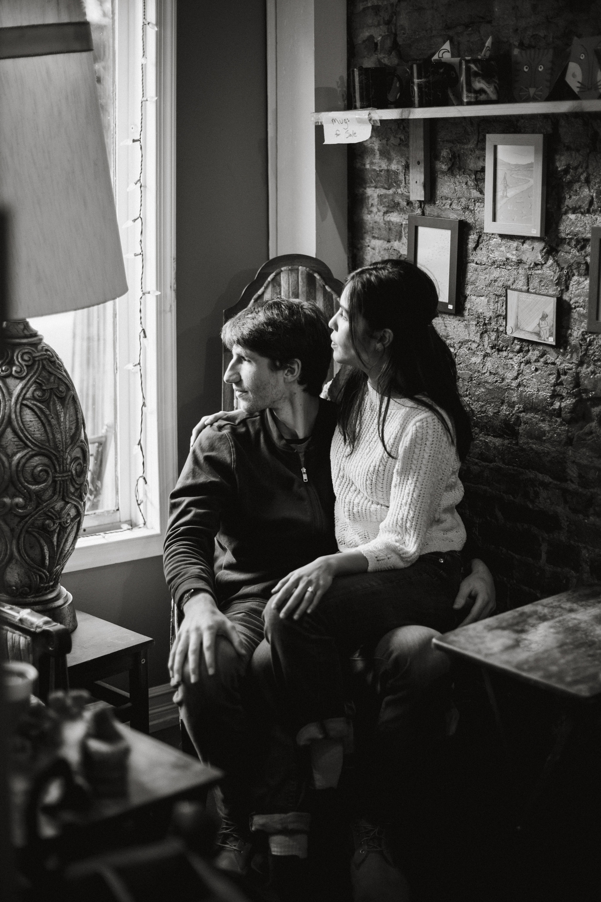 editorial indoor engagement photos
